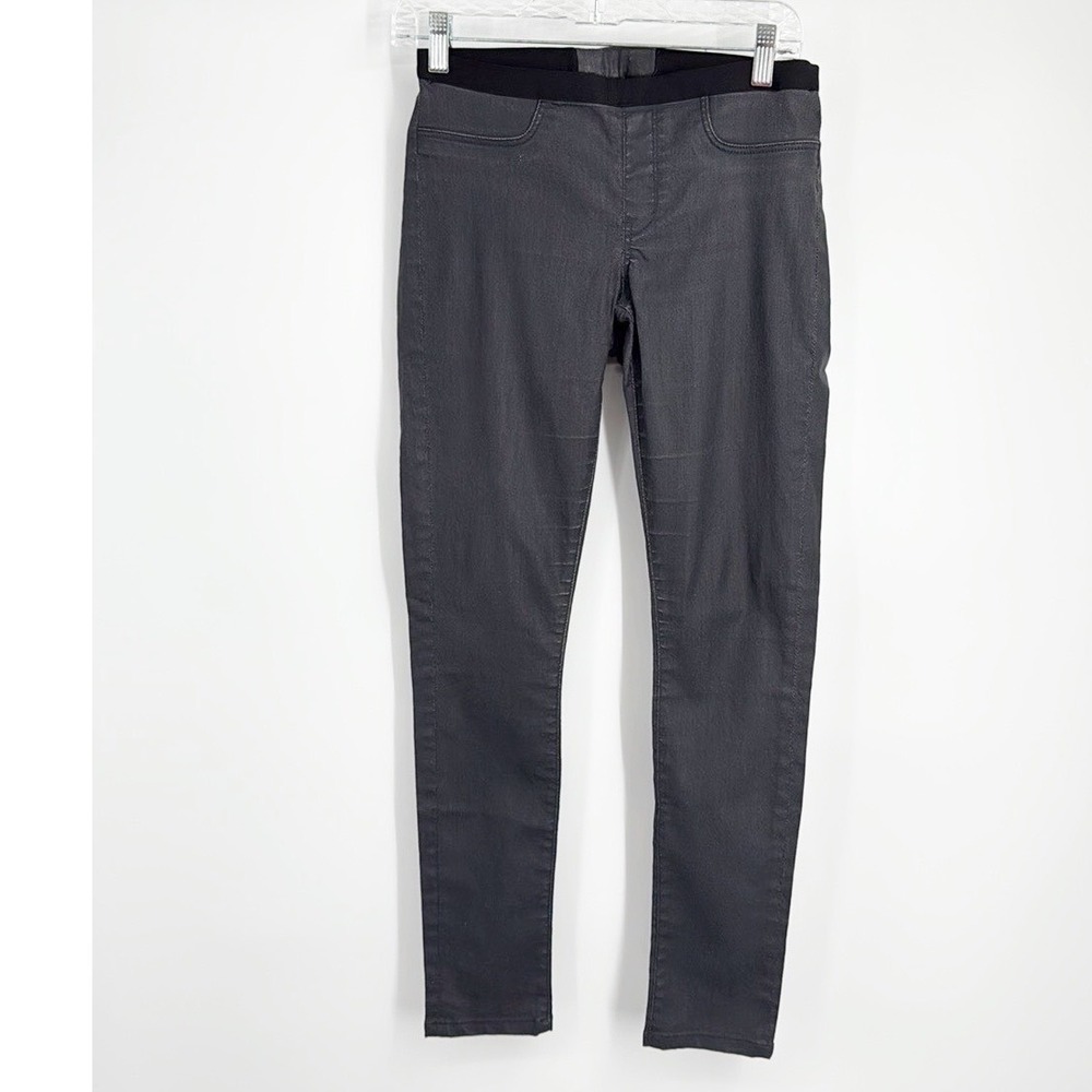 HELMUT LANG Women's Gray Stretch Skinny Pants Elastic Waist Size Small